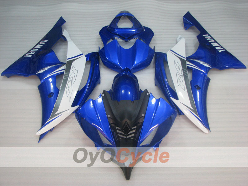 Injection Fairing kit for 08-16 YZF-R6 - Blue, White, Black - Factory Style #OYO87905958
