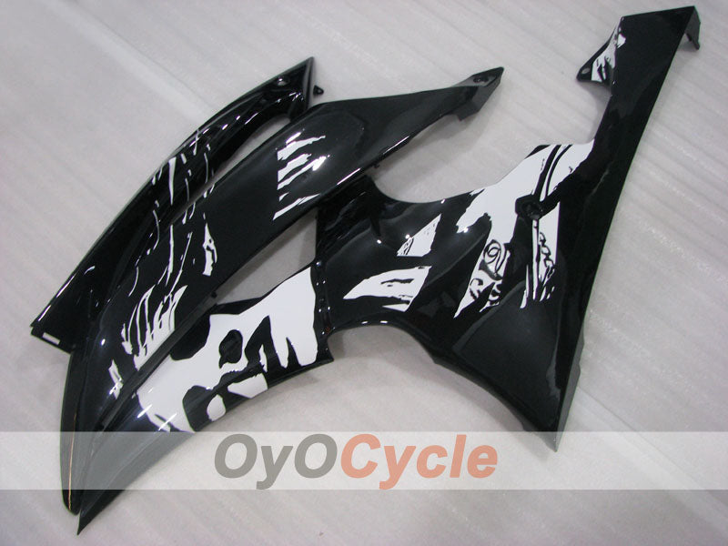 Injection Fairing kit for 08-16 YZF-R6 - White, Black - Customize #OYO87905960