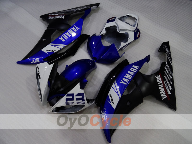 Injection Fairing kit for 08-16 YZF-R6 - Blue, White, Black - Factory Style #OYO87905962