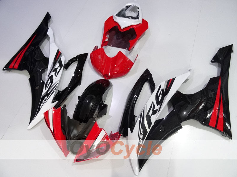 Injection Fairing kit for 08-16 YZF-R6 - Red, White, Black - Factory Style #OYO87905964