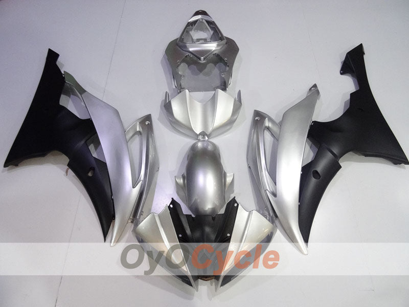 Injection Fairing kit for 08-16 YZF-R6 - Black, Silver - Factory Style #OYO87905965 Secondary image