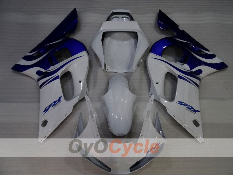 Injection Fairing kit for 98-02 YZF-R6 - Blue, White - Factory Style #OYO87905976