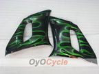 Injection Fairing kit for 98-02 YZF-R6 - Green, Black - Flame #OYO87905977