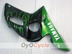 Injection Fairing kit for 98-02 YZF-R6 - Green, Black - Flame #OYO87905977
