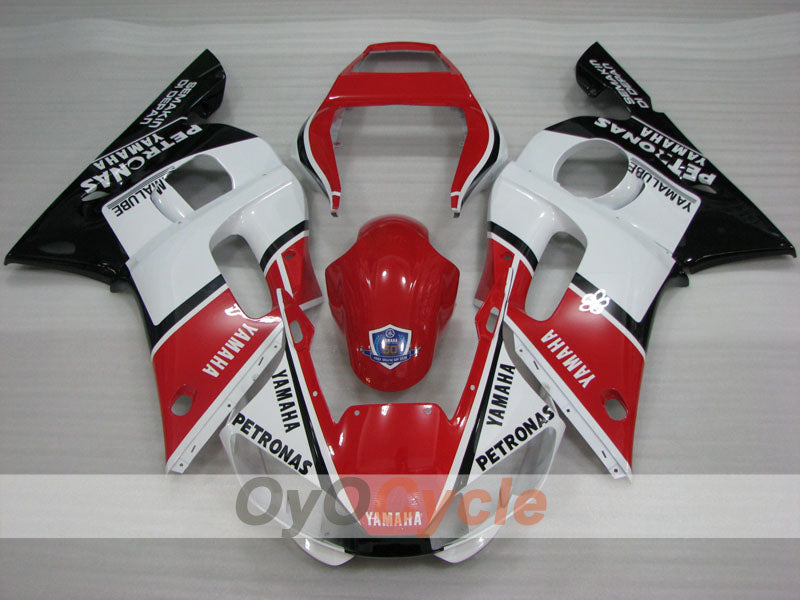 Injection Fairing kit for 98-02 YZF-R6 - Red, White, Black - PETRONAS #OYO87905979
