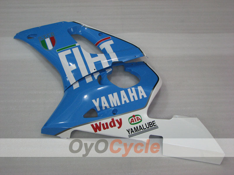 Injection Fairing kit for 98-02 YZF-R6 - Blue, White - FIAT #OYO87905980