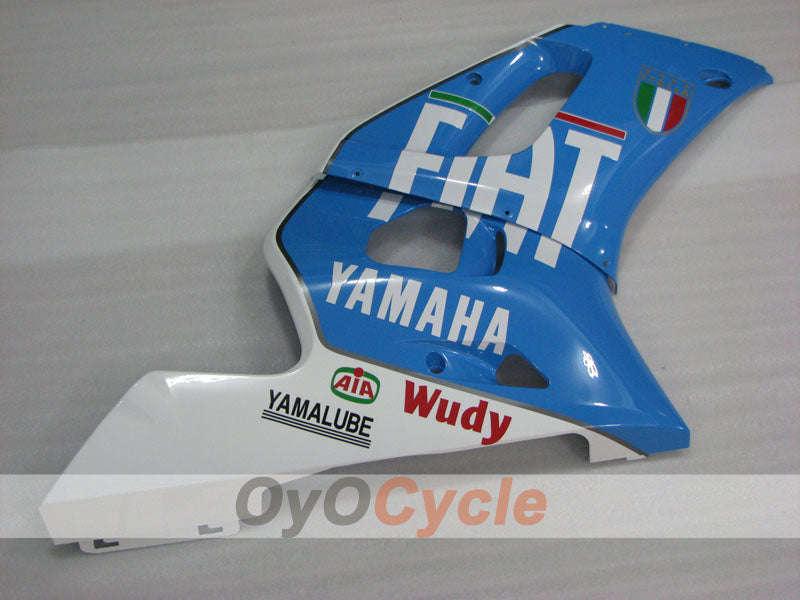 Injection Fairing kit for 98-02 YZF-R6 - Blue, White - FIAT #OYO87905980