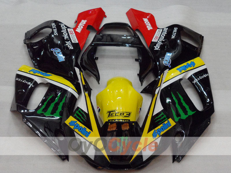 Injection Fairing kit for 98-02 YZF-R6 - Red, Yellow, Black - Monster #OYO87905984
