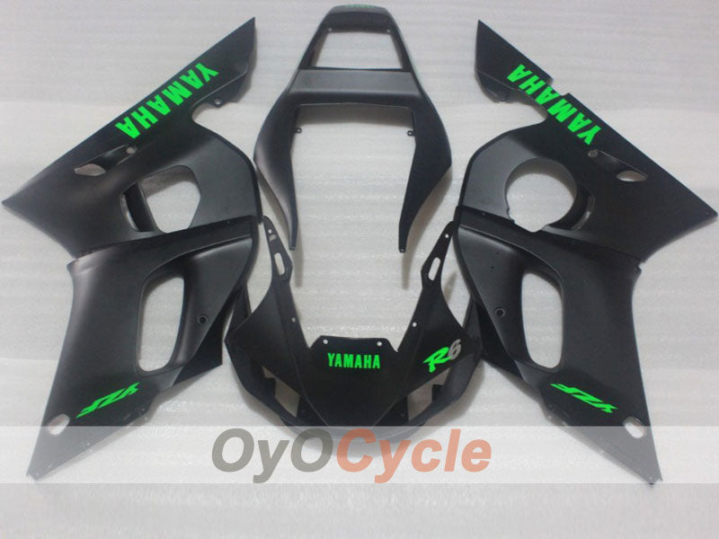 Injection Fairing kit for 98-02 YZF-R6 - Black, Matte - Factory Style #OYO87905990