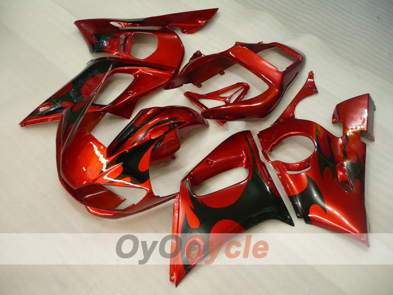 Injection Fairing kit for 98-02 YZF-R6 - Red, Black - Factory Style #OYO87905991 Secondary image