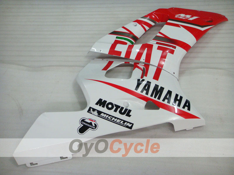 Injection Fairing kit for 98-02 YZF-R6 - Red, White - FIAT #OYO87905993