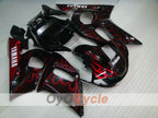 Injection Fairing kit for 98-02 YZF-R6 - Red, Black - Flame #OYO87905994