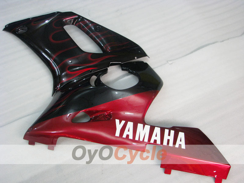 Injection Fairing kit for 98-02 YZF-R6 - Red, Black - Flame #OYO87905995
