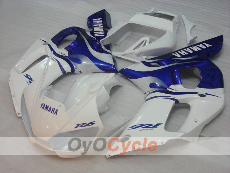 Injection Fairing kit for 98-02 YZF-R6 - Blue, White - Factory Style #OYO87905998