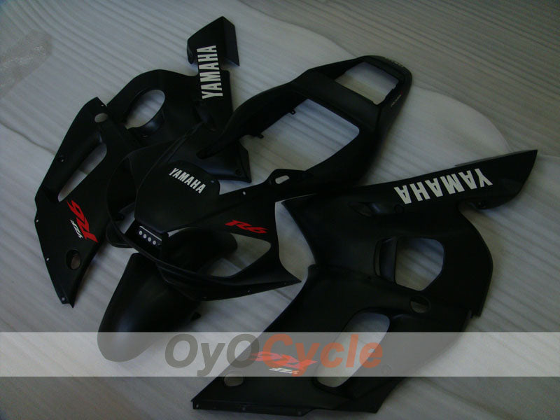 Injection Fairing kit for 98-02 YZF-R6 - Black, Matte - Factory Style #OYO87906003 Secondary image