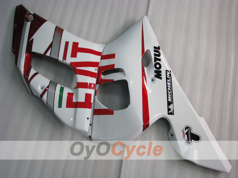 Injection Fairing kit for 98-02 YZF-R6 - Red, White - FIAT #OYO87906004