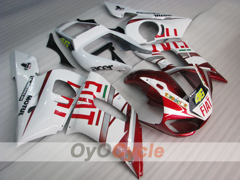 Injection Fairing kit for 98-02 YZF-R6 - Red, White - FIAT #OYO87906004 Main image