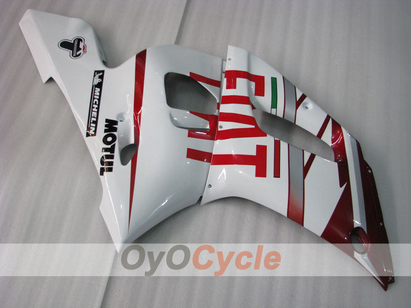 Injection Fairing kit for 98-02 YZF-R6 - Red, White - FIAT #OYO87906004