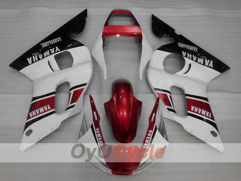 Injection Fairing kit for 98-02 YZF-R6 - Red, White, Black - Factory Style #OYO87906005 Main image