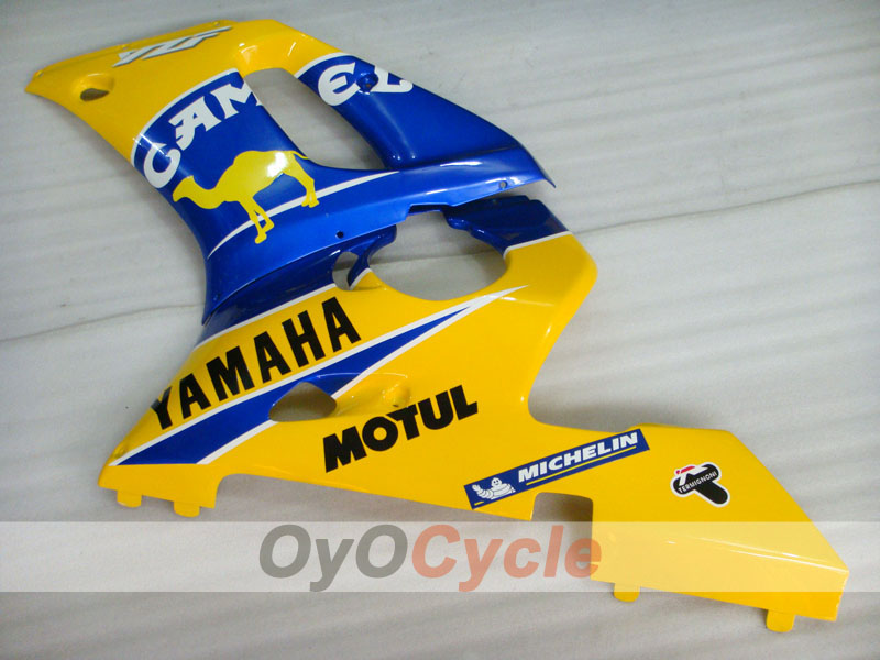 Injection Fairing kit for 98-02 YZF-R6 - Yellow, Blue - Camel, MOTUL #OYO87906007