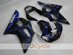 Injection Fairing kit for 98-02 YZF-R6 - Blue, Black - Flame #OYO87906008