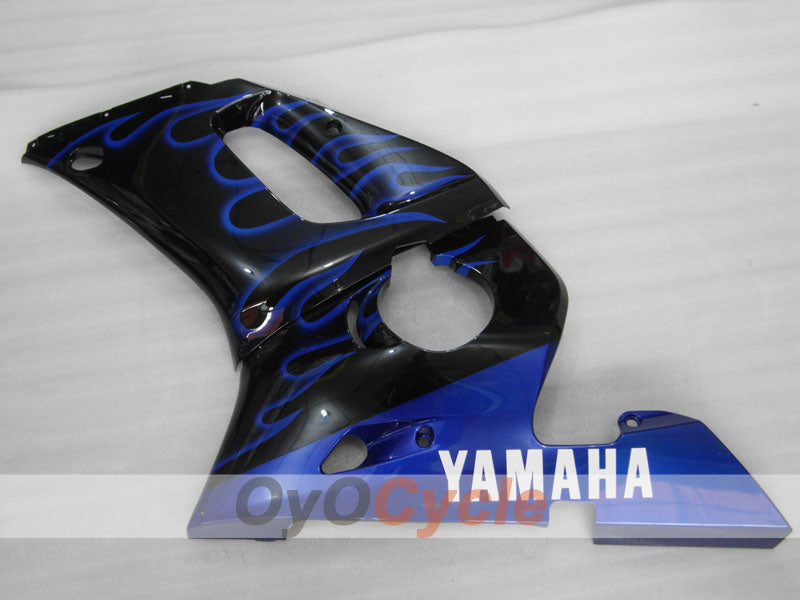 Injection Fairing kit for 98-02 YZF-R6 - Blue, Black - Flame #OYO87906008