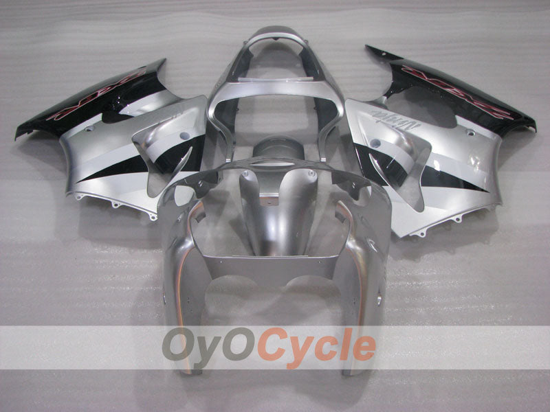 Injection Fairing kit for 00-02 NINJA ZX-6R - Black, Silver - Factory Style #OYO87906022 Secondary image