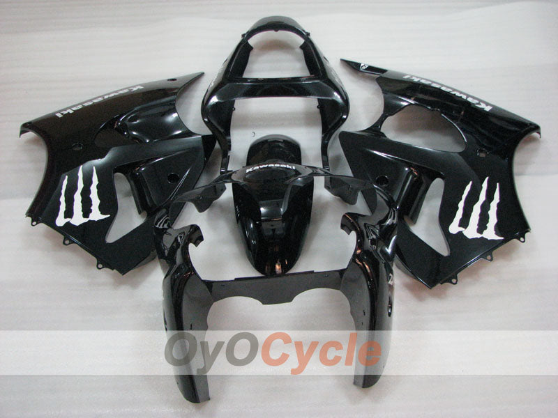 Injection Fairing kit for 00-02 NINJA ZX-6R - Black - Monster #OYO87906026