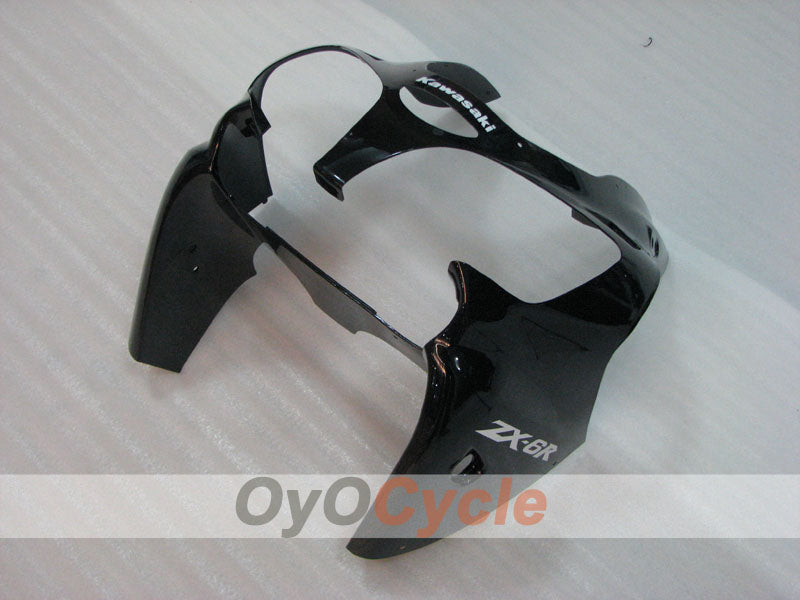 Injection Fairing kit for 00-02 NINJA ZX-6R - Black - Monster #OYO87906026