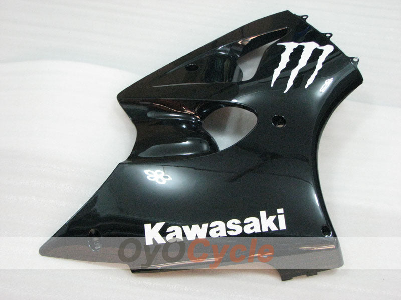 Injection Fairing kit for 00-02 NINJA ZX-6R - Black - Monster #OYO87906026