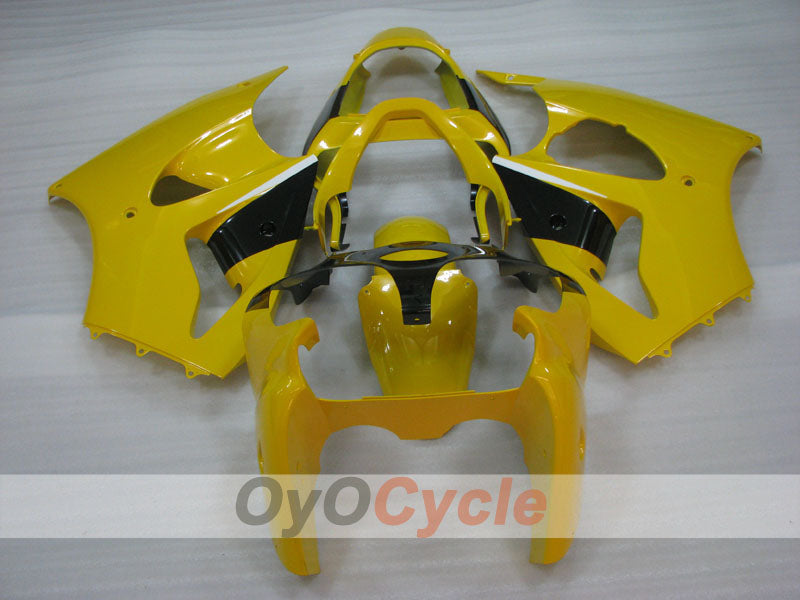 Injection Fairing kit for 00-02 NINJA ZX-6R - Yellow, Black - Factory Style #OYO87906027