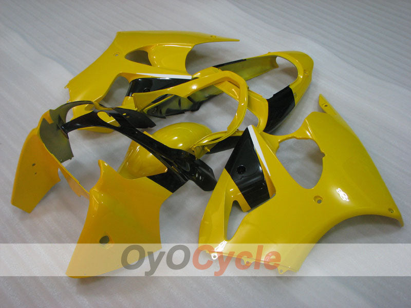 Injection Fairing kit for 00-02 NINJA ZX-6R - Yellow, Black - Factory Style #OYO87906027
