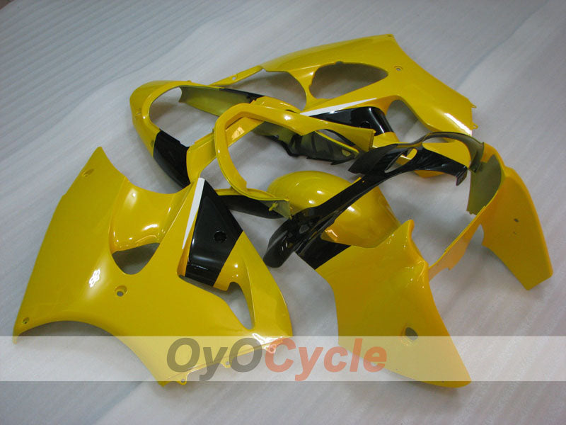 Injection Fairing kit for 00-02 NINJA ZX-6R - Yellow, Black - Factory Style #OYO87906027