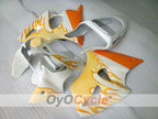 Injection Fairing kit for 00-02 NINJA ZX-6R - Orange, White - Flame #OYO87906030