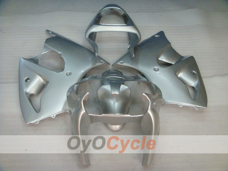 Injection Fairing kit for 00-02 NINJA ZX-6R - Silver - No sticker / decal, Factory Style #OYO87906031 Secondary image