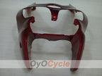 Injection Fairing kit for 00-02 NINJA ZX-6R - Red, Black - Flame #OYO87906035