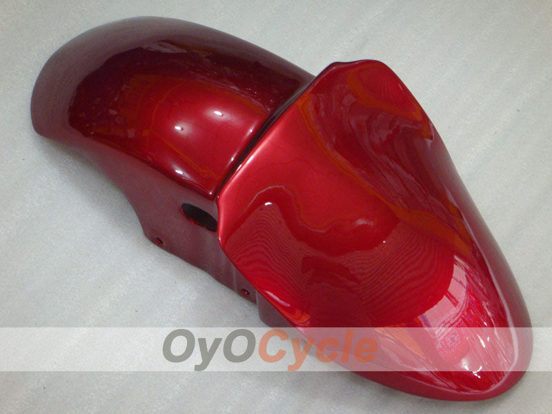Injection Fairing kit for 00-02 NINJA ZX-6R - Red, Black - Flame #OYO87906035