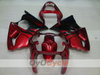 Injection Fairing kit for 00-02 NINJA ZX-6R - Red, Black - Flame #OYO87906035