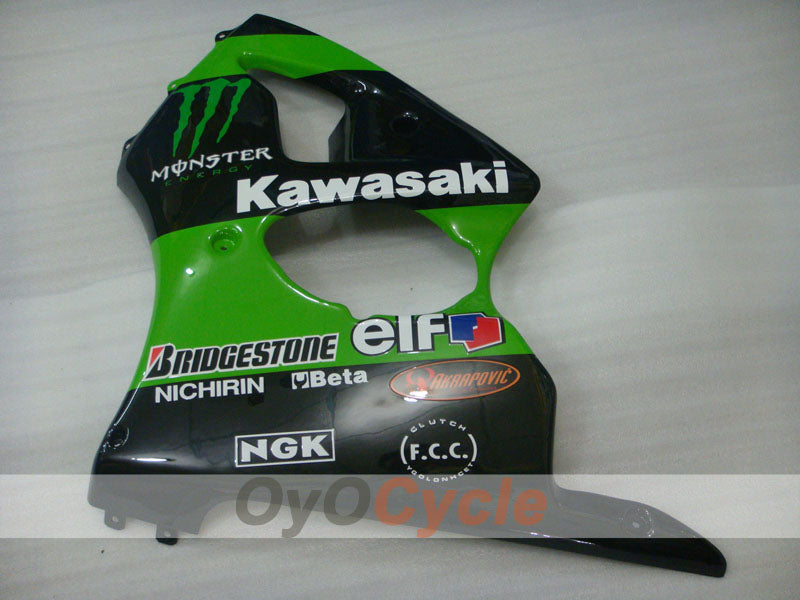 Left & Right Side Fairing For Kawasaki 00-02 Ninja ZX-6R #OYO87912991 Main image
