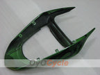 Injection Fairing kit for 03-04 NINJA ZX-6R - Green, Black - Flame #OYO87906038
