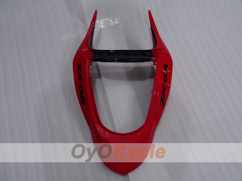 Injection Fairing kit for 03-04 NINJA ZX-6R - Red, Black - Factory Style #OYO87906039