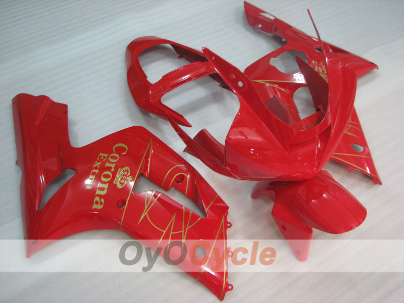 Injection Fairing kit for 03-04 NINJA ZX-6R - Red - Corona #OYO87906040