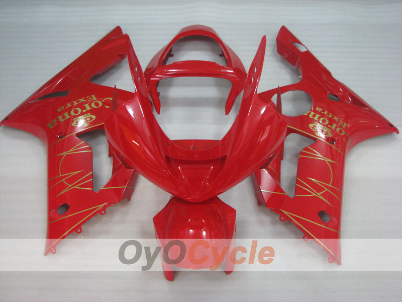 Injection Fairing kit for 03-04 NINJA ZX-6R - Red - Corona #OYO87906040