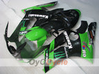 Injection Fairing kit for 03-04 NINJA ZX-6R - Green, Black - Monster #OYO87906043