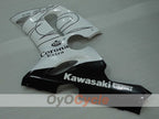 Injection Fairing kit for 05-06 NINJA ZX-6R - White, Black - Corona #OYO87906051