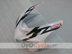Injection Fairing kit for 05-06 NINJA ZX-6R - White, Black - Corona #OYO87906051