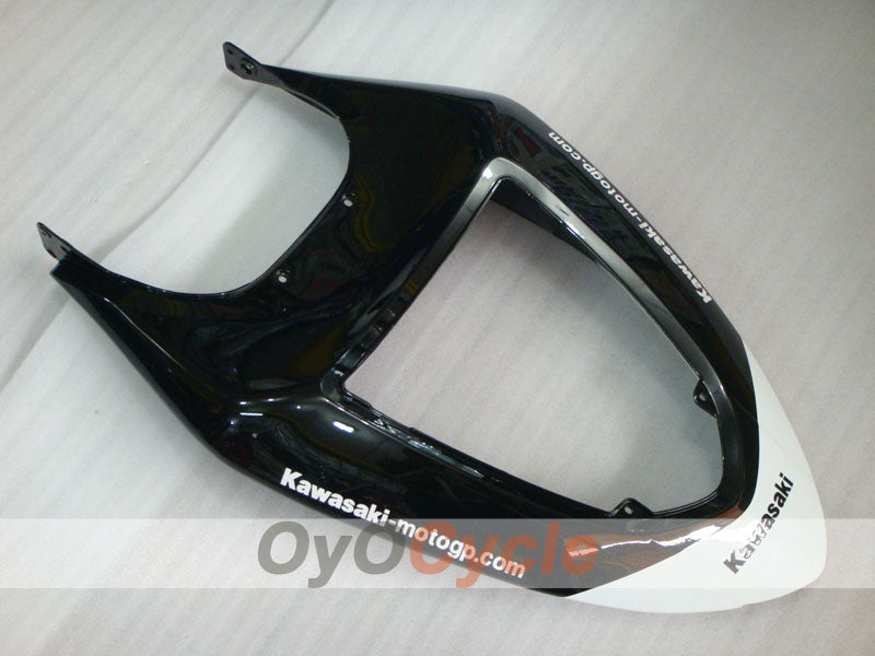 Injection Fairing kit for 05-06 NINJA ZX-6R - White, Black - Monster #OYO87906053