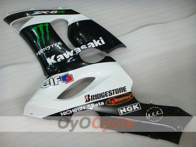 Left & Right Side Fairing For Kawasaki 05-06 Ninja ZX-6R #OYO87913145 Main image