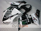 Injection Fairing kit for 05-06 NINJA ZX-6R - White, Black - Monster #OYO87906054