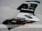 Injection Fairing kit for 05-06 NINJA ZX-6R - White, Black - Monster #OYO87906054